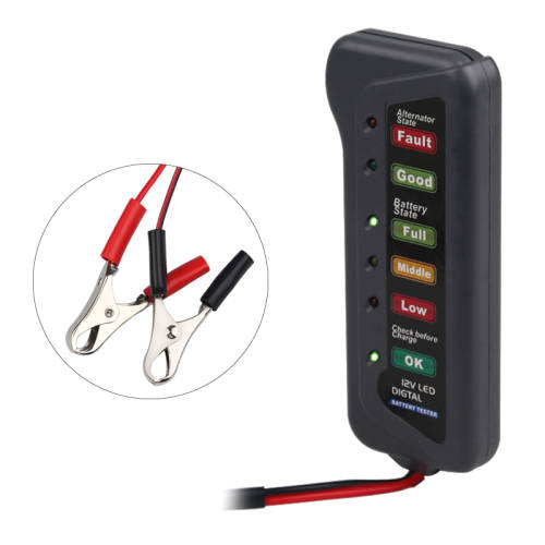 12V Battery Tester and Digital Alternator Tester