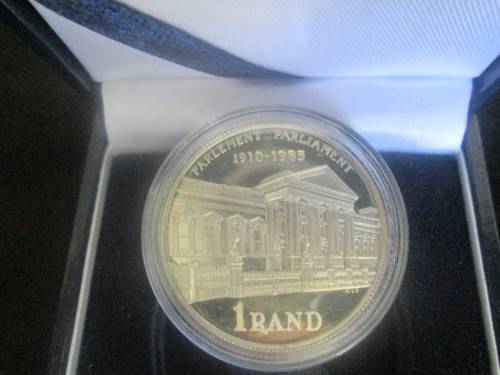 1985 SA Silver R1 Parliament Uncirculated
