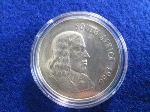 1966 South Africa  Silver R1.