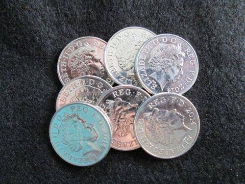 UK 10 Pence 2014.  Bid per coin.