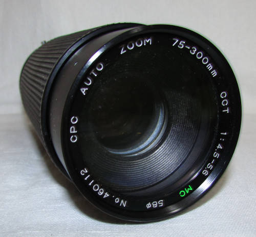 CPC AUTO ZOOM 75 - 300mm LENS WITH  PENTAX MOUNT