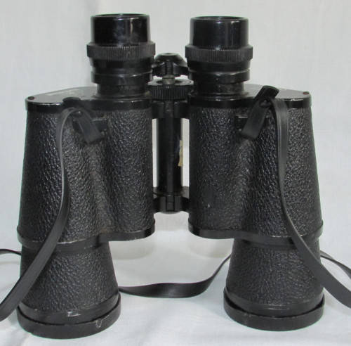 VINTAGE BINOCULARS WITH CASE - 7 x 50 - Interstate - good working condition