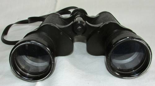 VINTAGE BINOCULARS WITH CASE - 7 x 50 - Interstate - good working condition