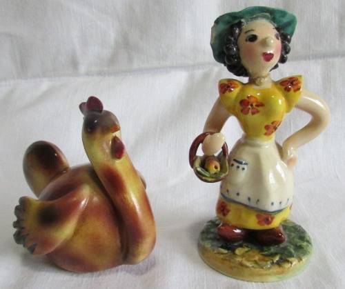 3  CUTE ITALIAN FIGURINES