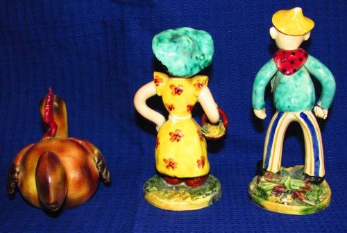 3  CUTE ITALIAN FIGURINES