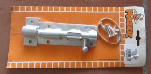 LOT OF BARREL BOLTS AND HINGES - Mostly new and still in packaging