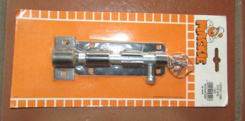 LOT OF BARREL BOLTS AND HINGES - Mostly new and still in packaging