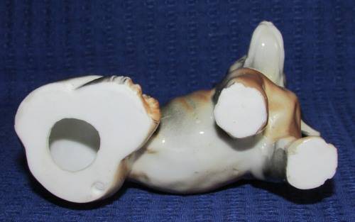 TWO VINTAGE GERMAN DACHSHUND FIGURINES - One Gerold Bavaria