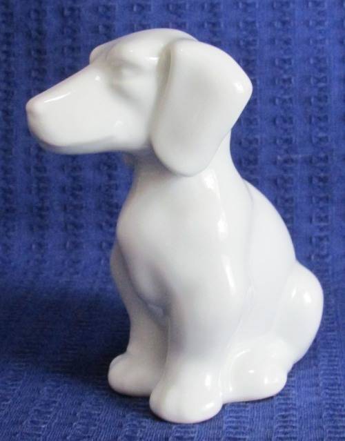 TWO VINTAGE GERMAN DACHSHUND FIGURINES - One Gerold Bavaria