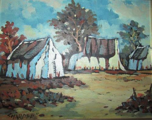 LOVELY OIL PAINTING, - SIGNED