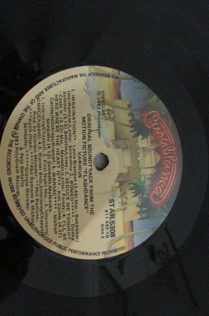 FLASH DANCE ORIGINAL SOUND TRACK FROM MOTION PICTURE