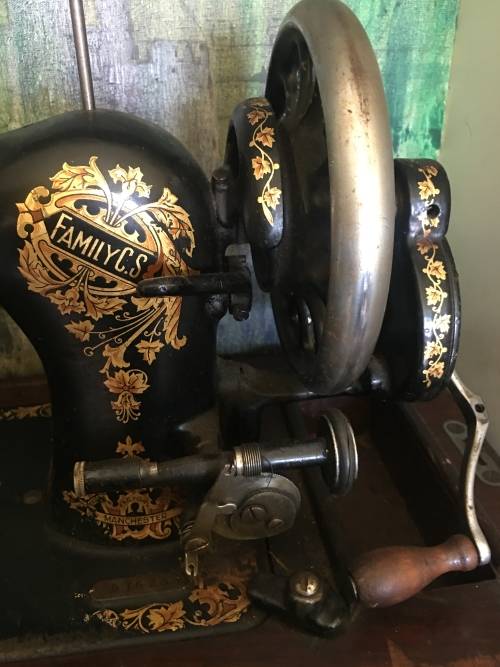 Vintage Jones Hand Crank Sewing Machine