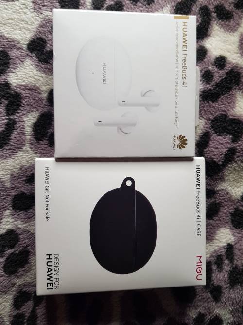 Huawei Freebuds 4i (White) + Cover + Voucher