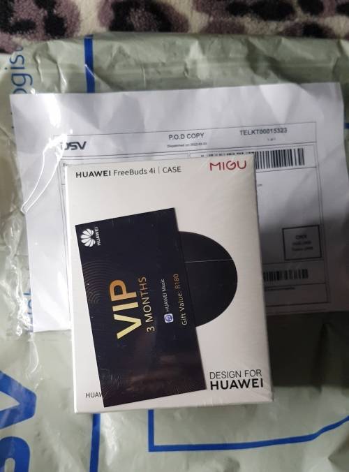 Huawei Freebuds 4i (White) + Cover + Voucher