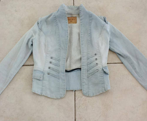 Military Style Denim Jacket