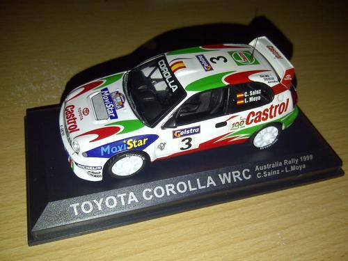 RALLY CAR COLLECTION 1:43 :TOYOTA COROLLA WRC AUSTRALIA RALLY 1999