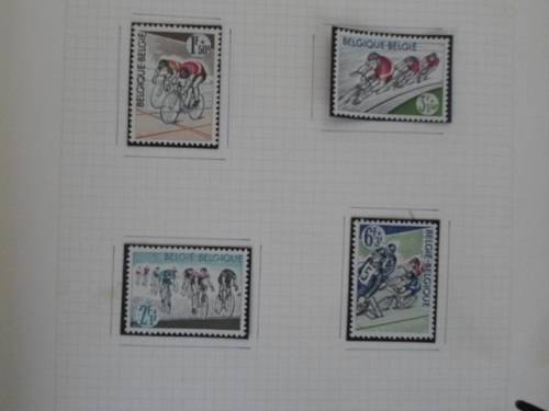 ALBUM WITH GOOD BELGIUM MINT STAMPS NOT ALL PAGES SCANNED SEE PICS!!!!