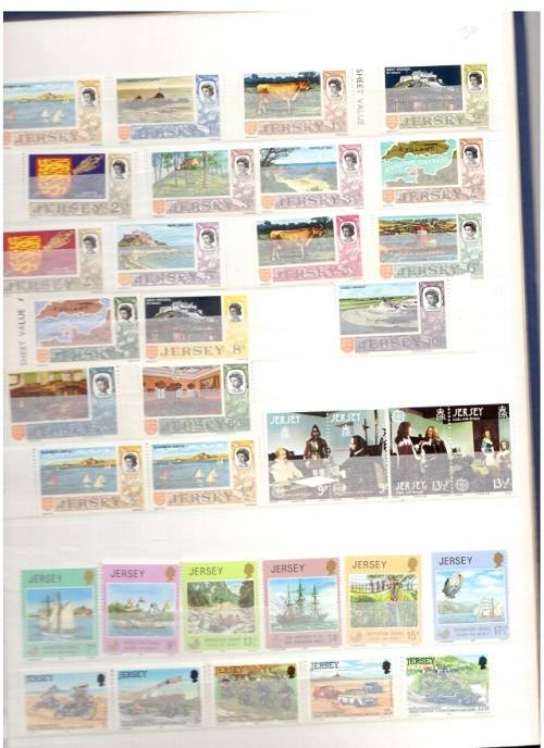 GREAT BRITAIN JERSEY 64 X MINT STAMPS SEE PICS!!!