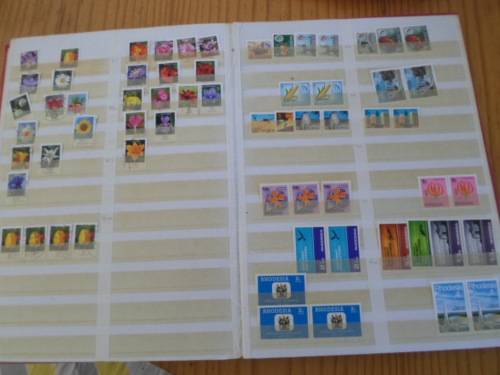 LARGE ALBUM GREAT BRITAIN,GERMANY,RHODESIA USED STAMPS  BARGAIN SEE PICS
