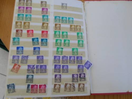 LARGE ALBUM GREAT BRITAIN,GERMANY,RHODESIA USED STAMPS  BARGAIN SEE PICS