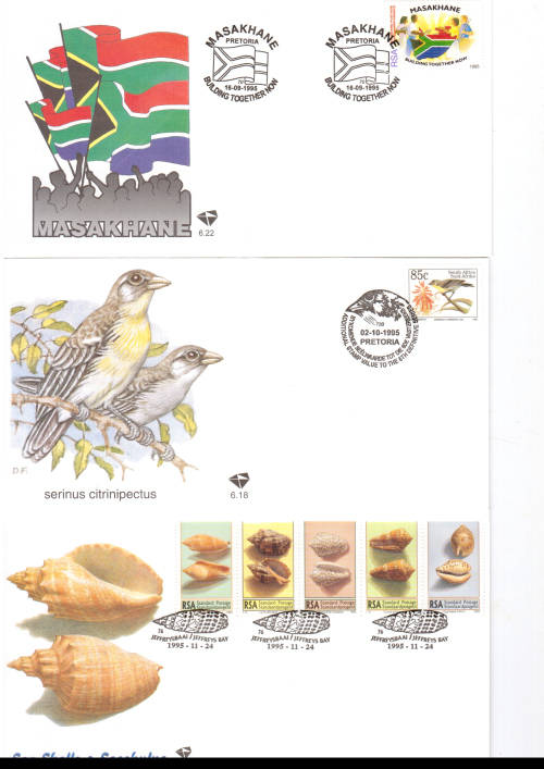 37 X REPUBLIC OF SOUTH AFRICA FIRST DAY COVERS VERY NEAT LOT HIGH VALUE SEE PICS