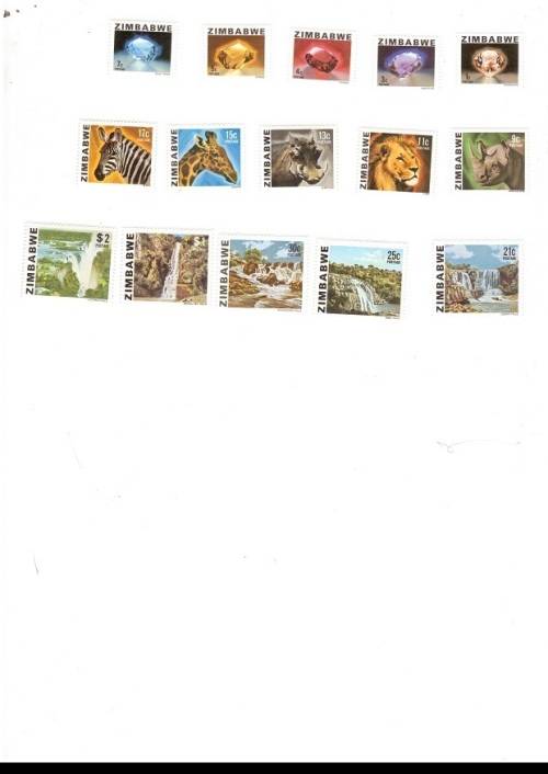 ZIMBABWE 1978 MINT SET OF 15 STAMPS SEE PICS