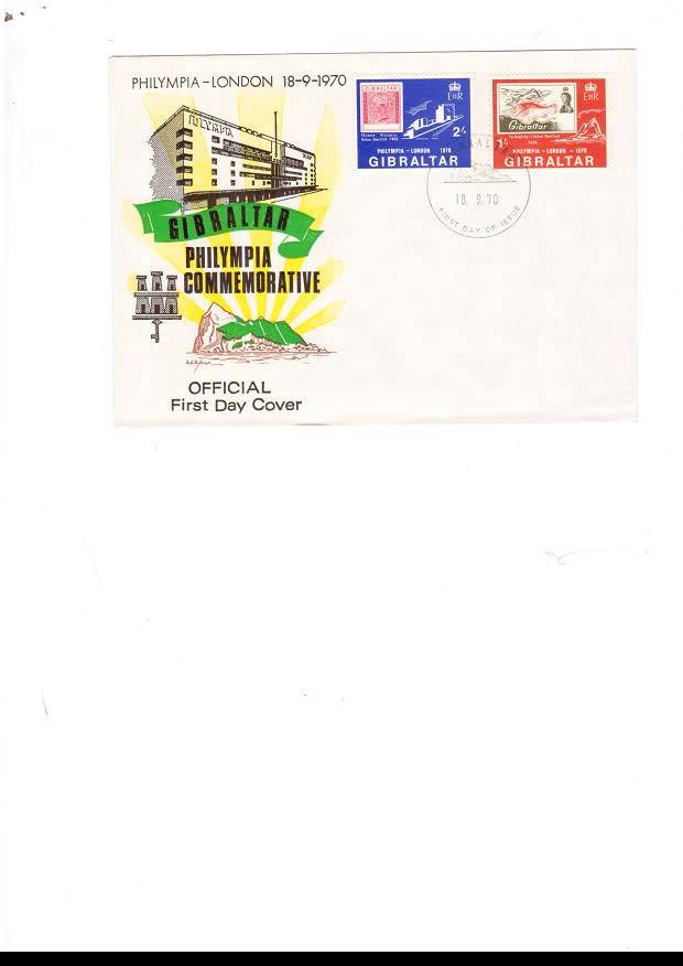 5 X GIBRALTAR FIRST DAY COVERS SEE PICS