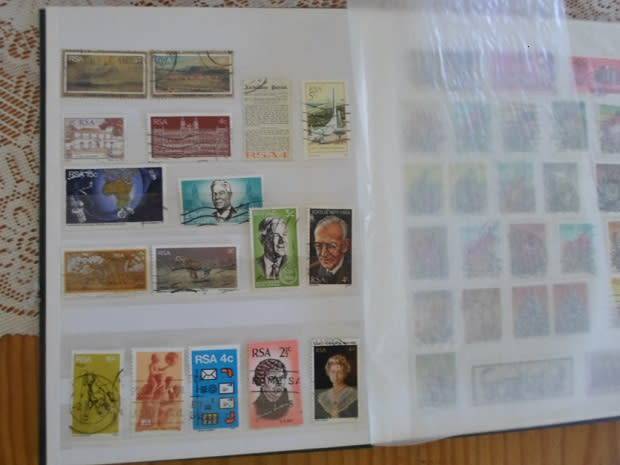 SMALL ALBUM RSA USED STAMPS VERY NEAT SEE PICS