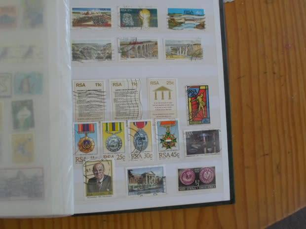 SMALL ALBUM RSA USED STAMPS VERY NEAT SEE PICS