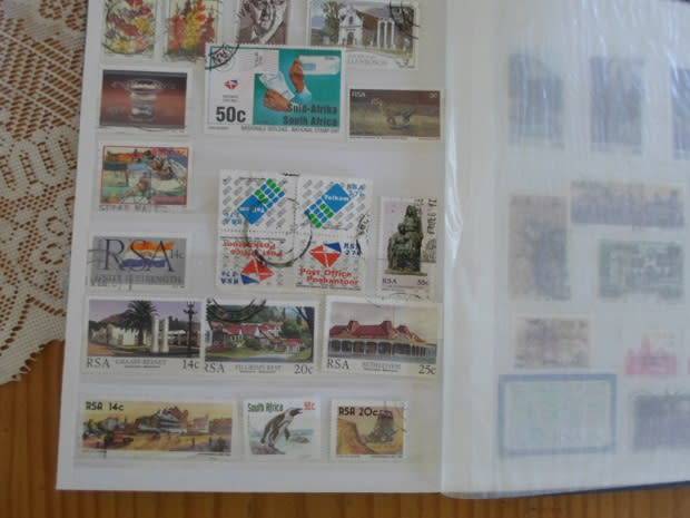 SMALL ALBUM RSA USED STAMPS VERY NEAT SEE PICS