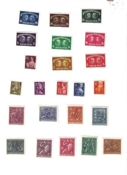 A VERY FINE MINT LOT HUNGARY STAMPS 1940`S EXCELLENT BUY SEE PICS