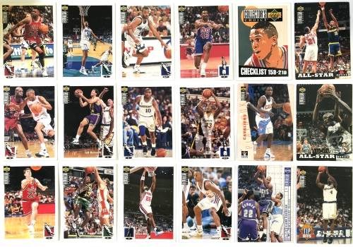 1994 Upper Deck NBA Basketball Card Lot (15) Shaq ALL-STAR, Webber, Robinson