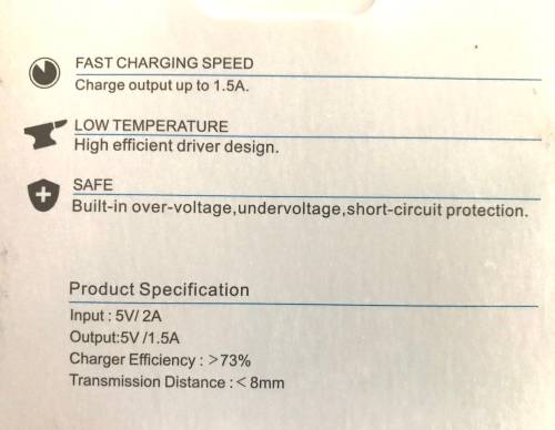 Fantasy Wireless Charger McCains Logo
