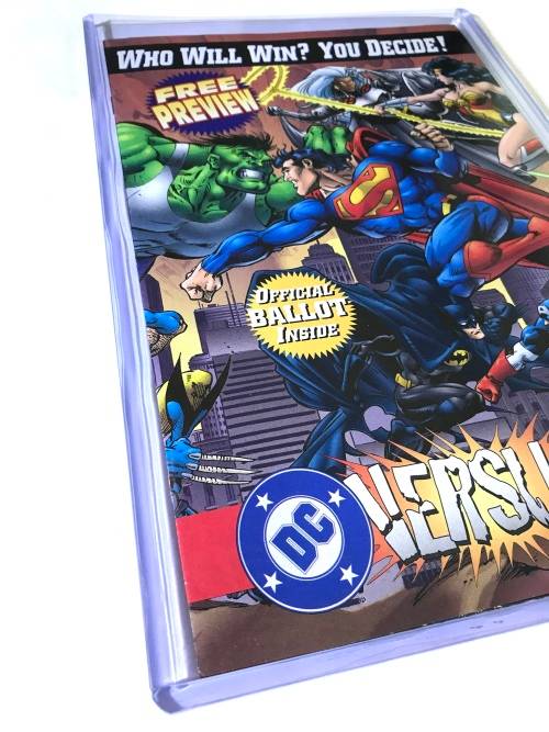 1995 DC vs Marvel Promo Comic In protector with Promo Cards sealed MINT