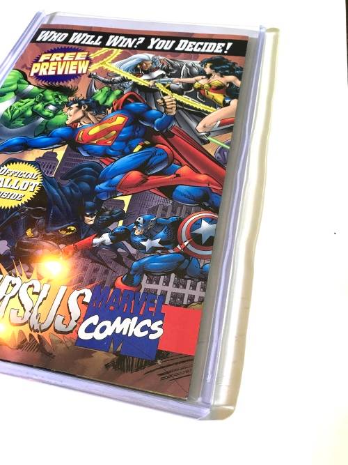 1995 DC vs Marvel Promo Comic In protector with Promo Cards sealed MINT