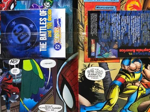 1995 DC vs Marvel Promo Comic In protector with Promo Cards sealed MINT