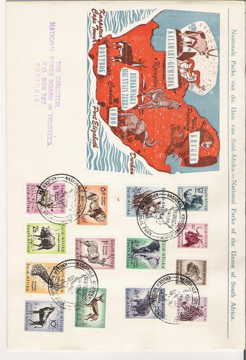 FDC First Difinitive series of South Africa