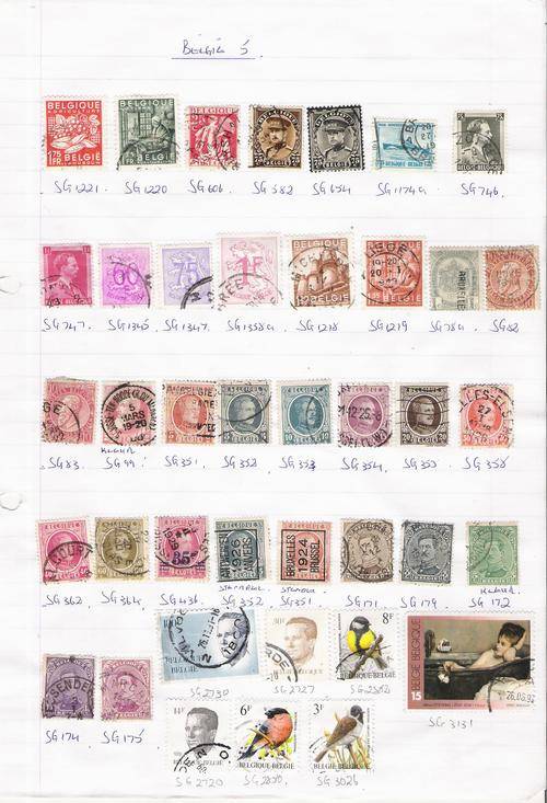 Mixed Belgium Sheet 5