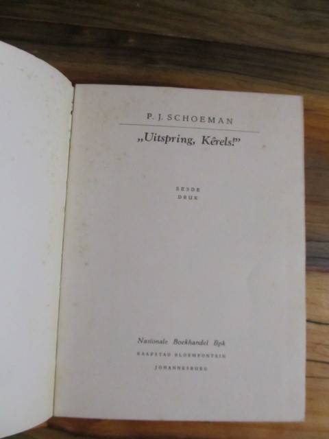 P J Schoeman - Uitspring kerels