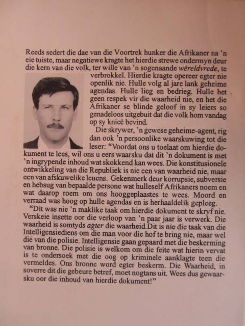 Volksverraad - Advokaat P J Pretorius