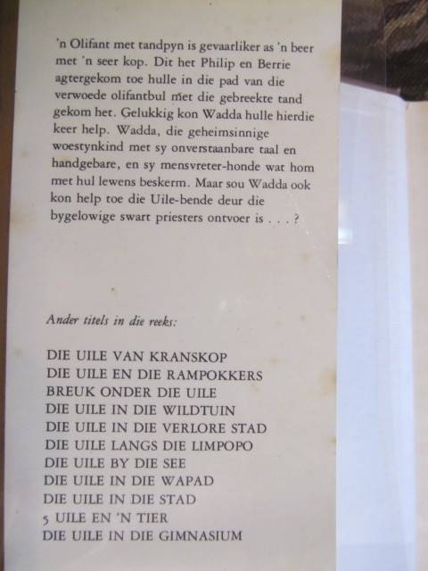 Cor Dirks - Die Uile in die Kalahari