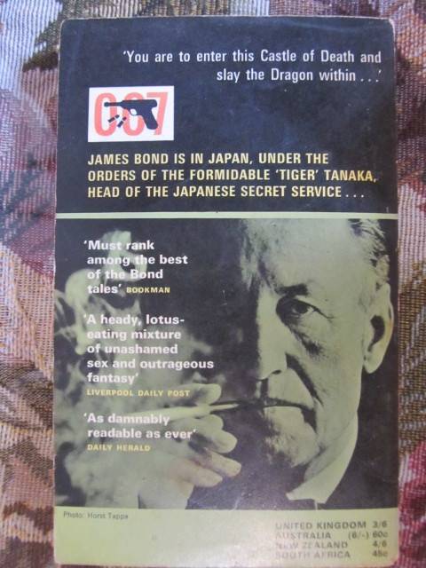 James Bond - you only live twice  by Ian Flemming- soft cover