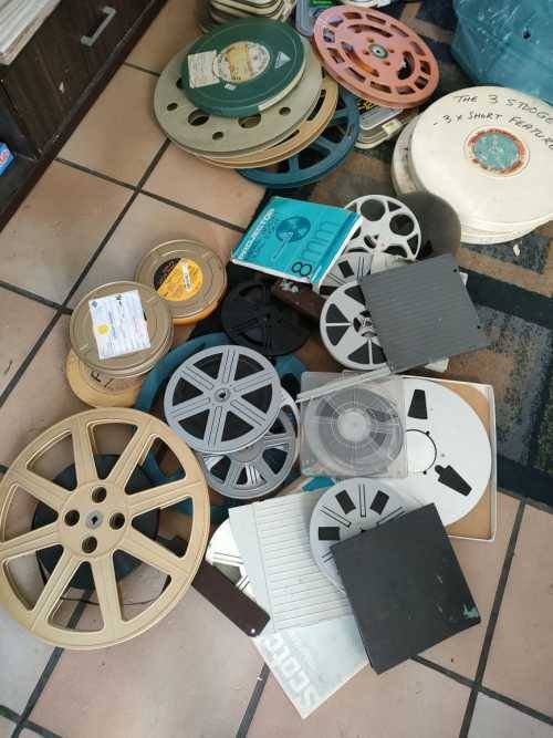Bulk lot of Vintage Movie Reels