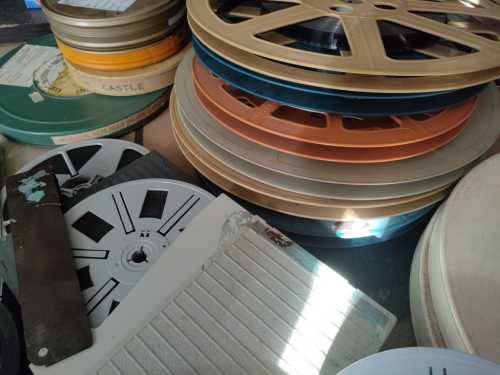 Bulk lot of Vintage Movie Reels