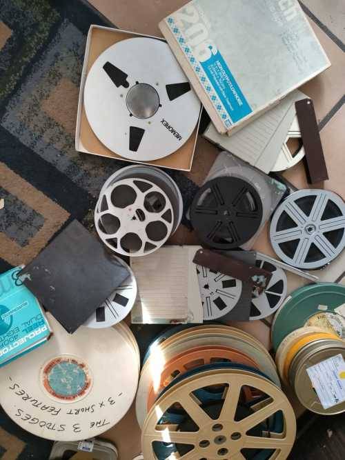 Bulk lot of Vintage Movie Reels