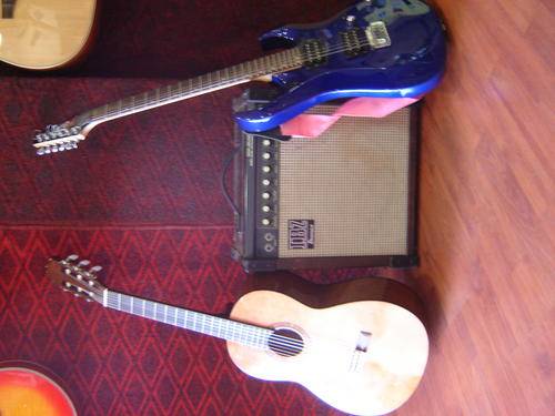 Yamaha Classic, Cort Electric & 30Watt Ibanez amp