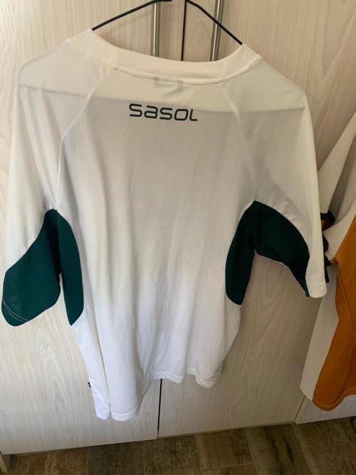 springbok player issue gym shirt. XL