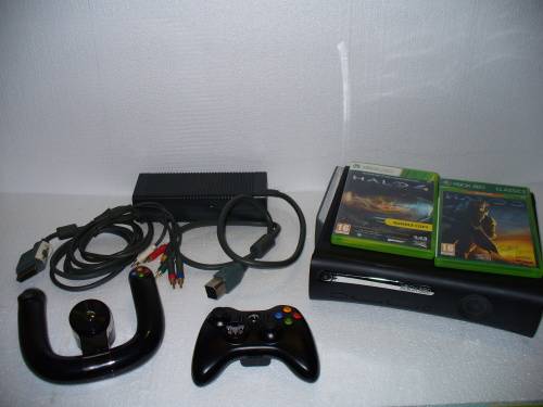 12GB XBOX3 60 w/Accessories and 2 games