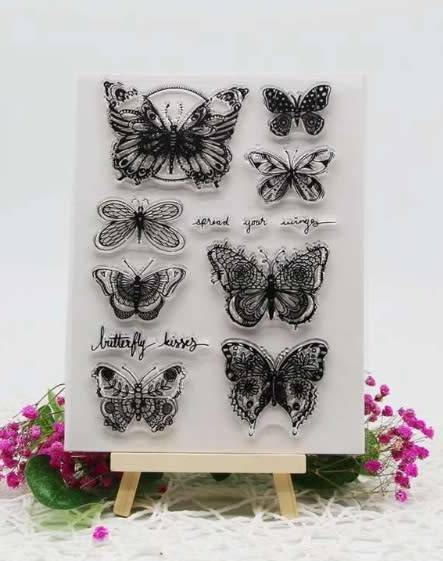 De-stash - Clear Stamp - Mariposa
