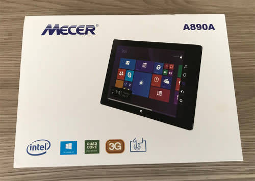 LATE ENTRY "LIKE NEW WITH BOX"  "MECER A890A WINDOWS TABLET" CONDITION 9.8/10